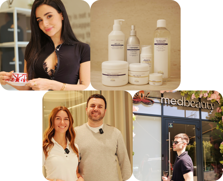 Medbeauty mobile hero collage